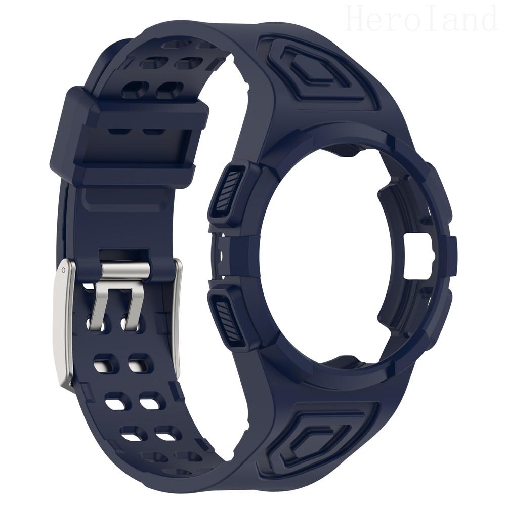2in1 Strap For Samsung Galaxy Watch FE 6 5 4 40MM Smart Wristband 20mm WatchBand Silicone Bracelet belt Transparent Band&case