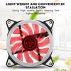 FAN- 18 12V   120mm LED Case Fan Double Aperture Multi interface Cooling Fan (Red)