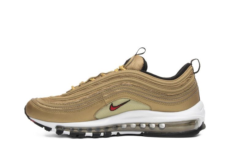 Men's Sneakers Nike Air Max 97 Metallic Gold (2017/2018) Metallic Gold/Varsity Red-White-Back