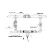 2 Inch Fitting Irrigation Fertilizer Injector Efficient Fertilizer Injector Device  Garden Watering