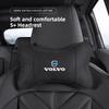 Cuscino Morbido in Camoscio per Poggiatesta Sedile Auto per Volvo V60 V40 XC90 S60 C30 XC60 V50 V70 S90 Rdesign AWD Accessori Interni Auto