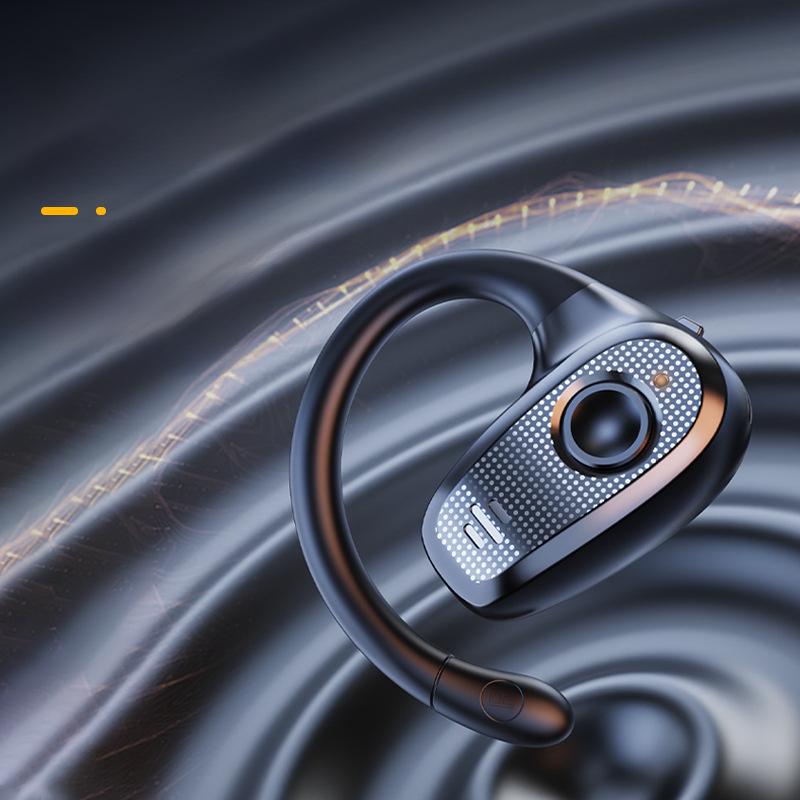 Z66OWS Drahtloses Bluetooth-Ohrbügel-Headset: Einzelohr, Lange Akkulaufzeit, Business/Sport Rechtes Ohr tragen