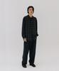 BLANKROOM Check Shirt_Haze Brown