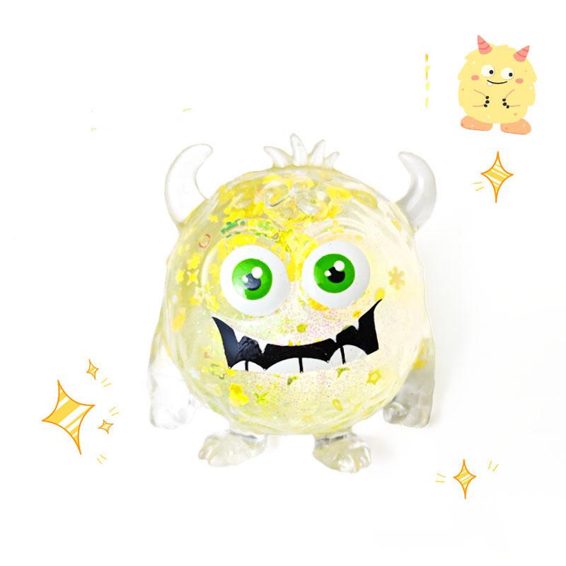 Crystal Maltose Monster Squeeze Ball Slow Rebound Fidget Toy Stress Relief for Kids