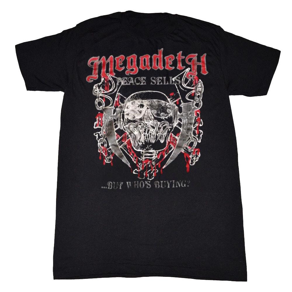 1986 1987 Megadeth Peace Sells...But Whos Buying  Tour T-Shirt XXL