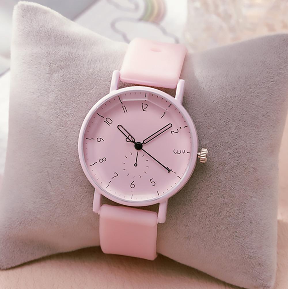 Women Digital Simple Watches Casual Silicone Strap Quartz Watch Gift Clock