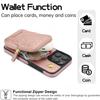 Zipper Cards Solt Leather Wallet Crossbody Lanyard Case For iPhone 16 Pro Max 14 15 13 12 11 14Plus Pocket Bag Hand Strap Cover