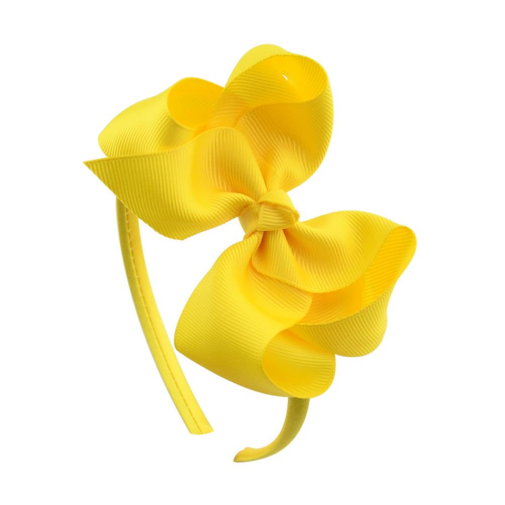 1 Pc Candy Color Cute Girls Headbands Kids Solid Bowknot Hair Bands Lovely Handmade Headwear Children Hair Accessories