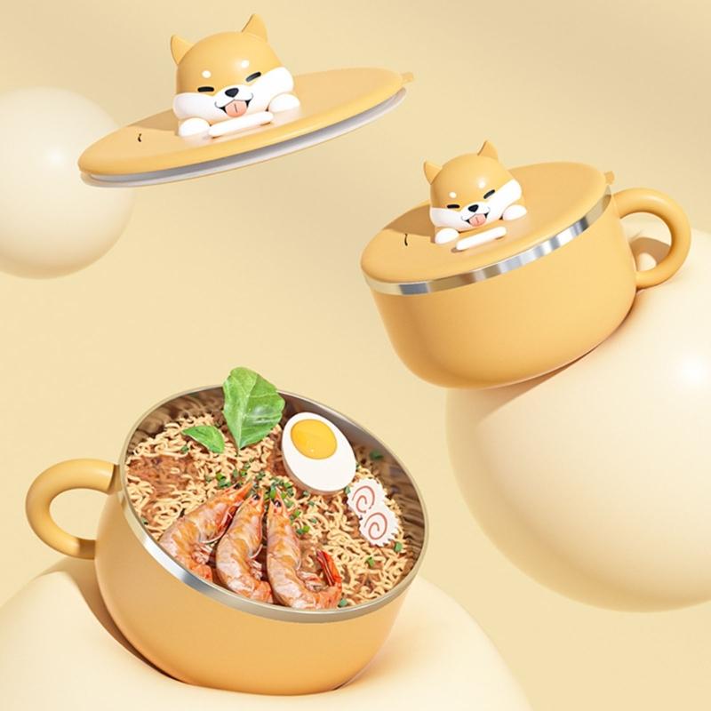 Durable 304 Nonrust Steel Lunch Box 1200ml Oversized Capacity Heat Resistant Noodles Pot With Air Vent Perfect For Campus Dining Office Meals