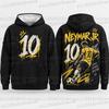 New 2027 Special Neymar No.10 Print Football Jersey For Men Women Hoodie Summer Quick-Dry Casual Tops Sports Kids/Adult Hoodie