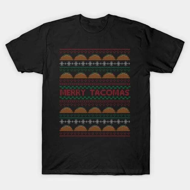 We Wish You a Merry Taco Made in Australia T-Shirt 2XL