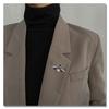 New Rhinestone Bee Brooch: Fashionable Insect Pin for Women's Overcoats and Suits