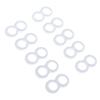 10PCS Silicone Ingrown Toenail Correcting Tool Washable Reusable Paronychia Care Corrector for Keep