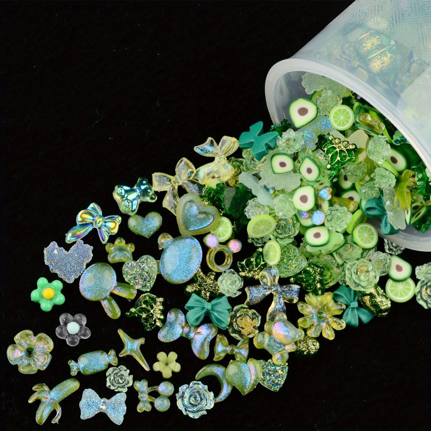 

Набор подвесок Chic Nail Art, 100 шт. — разноцветные розовые, фиолетовые, белые, разнообразные формы, прочный дизайн из акрила и смолы для креативного маникюра