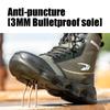 High-top Labor Protection Shoes Men's Anti-smashing and Anti-piercing Work Shoes Are Waterproof, Breathable, Wear-resistant and Anti-slip