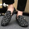 Mode Herren Freizeitschuhe Rote Loafer Stollenschuhe Metallbesatz Adulto Driving Mokassin Weiche Bequeme Freizeitschuhe Herren Sneakers Flats