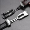 19mm 20mm 22m Cowhide Watchband For TAG Heuer Calera Monaco F1 Black Red Men Genuine Leather Strap Metal Folding Buckle Bracelet