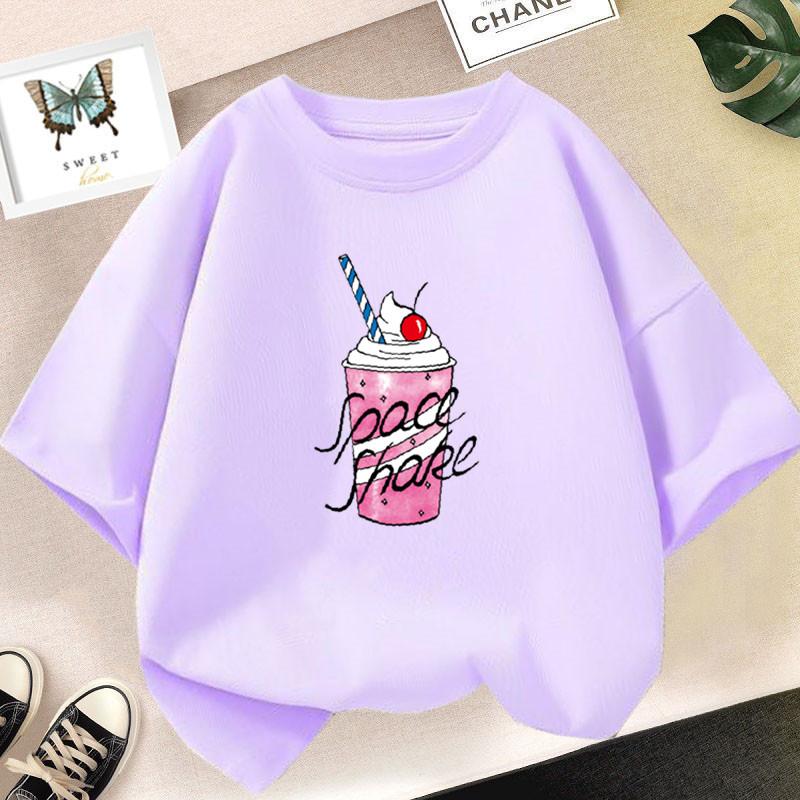 Girl Shirt Candy Lollipop Sweet T Shirts Girl Clothes Outfit Kids Tops Baby Girl Clothes T-shirts Child Clothing