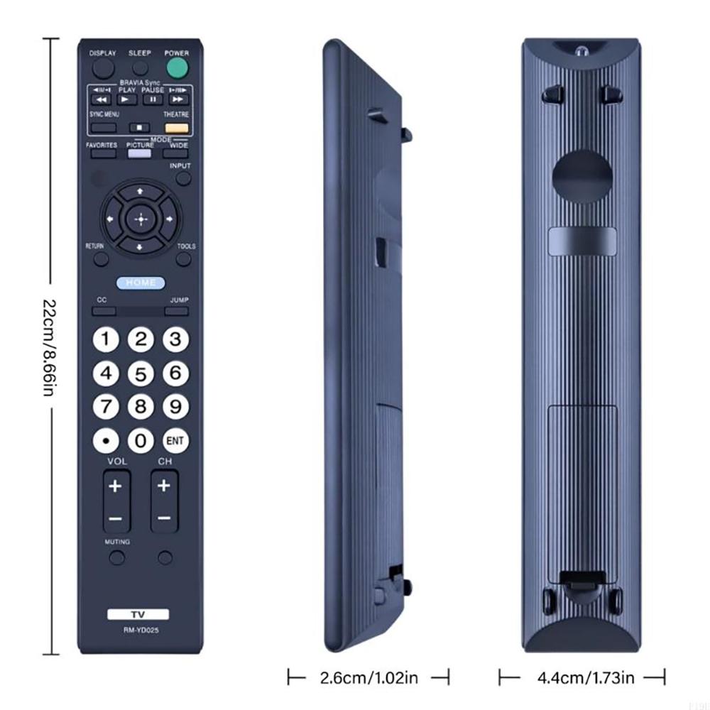 RM-YD025 For Sony TV Remote Control Replacement No Programming Infrared Controller