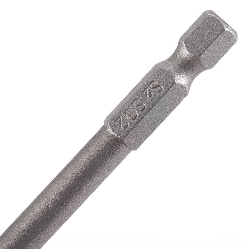 9-Piece 150mm Long S2 Square Drive Electric Screwdriver Bits Set