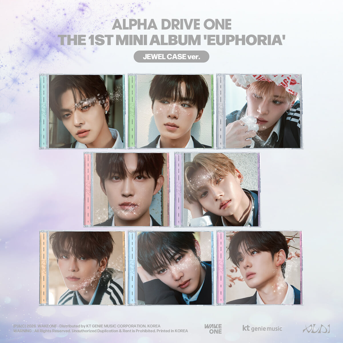 [pre-order] ALPHA DRIVE ONE – EUPHORIA 1° Mini Album [Versione Jewel Case] (Selezione Membro)
