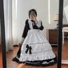 British Long Sleeve Maid Cosplay Costume - Japanese Style Uniform Dress (Plus Size Available)
