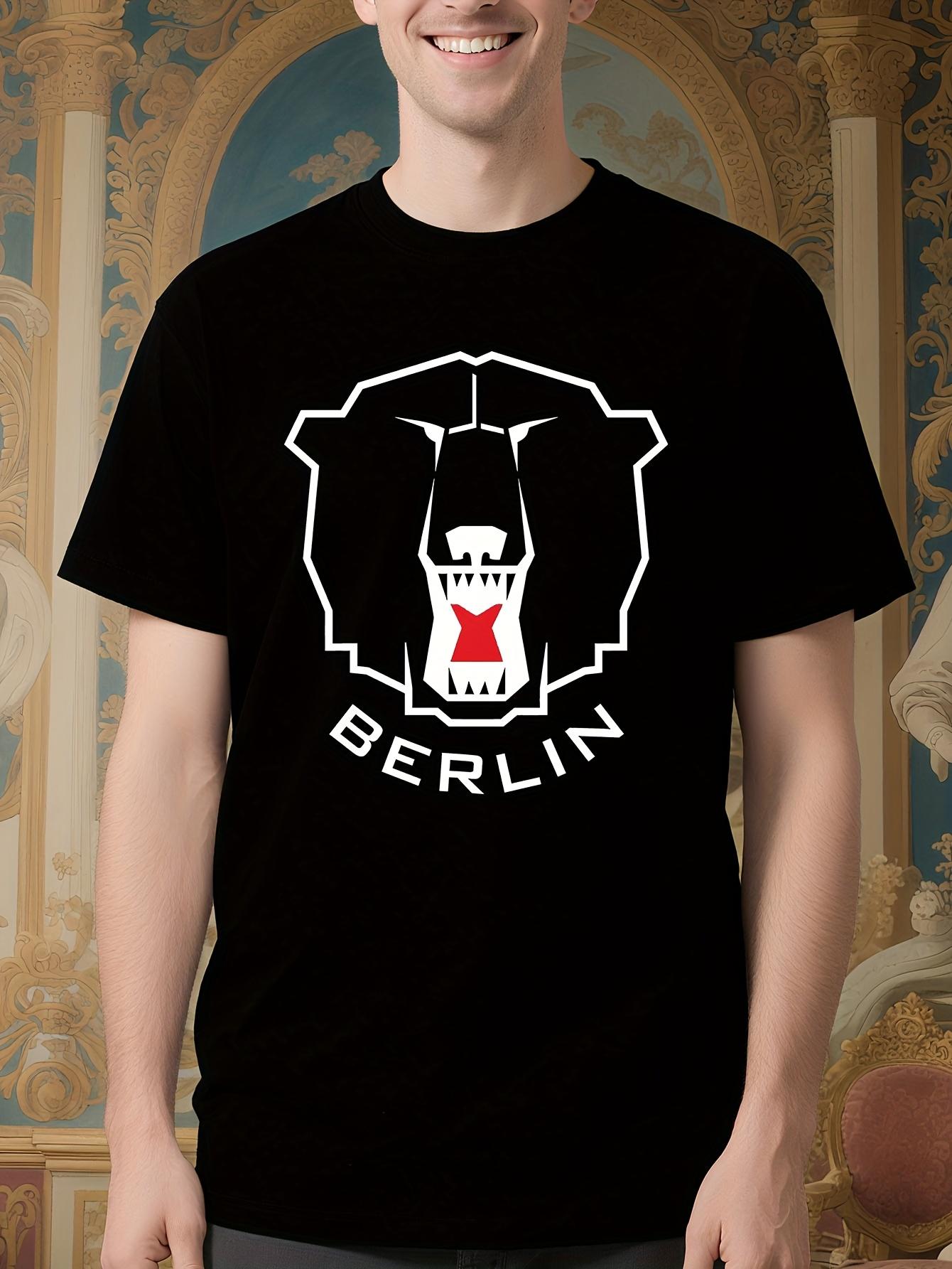 20 Eisbaren Berlin Black Graphic Tshirt - Polar Bear and ... L