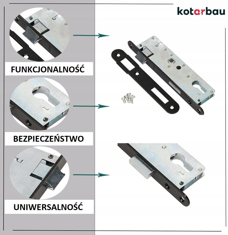 J. Lock, Latch, Insert 72/34 LEFT