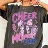 Cheer Moms Club Comfort Colors® T-Shirt, Dance Mom Graphic Tee, Competition Weekend Shirt, Cheer Practice Mom Tee, Coquette Bow Shirt