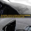 For TOYOTA CAMRY 07-2011 Gray Dash-Mat Dash Cover Dashboard Mat Car Interior Pad