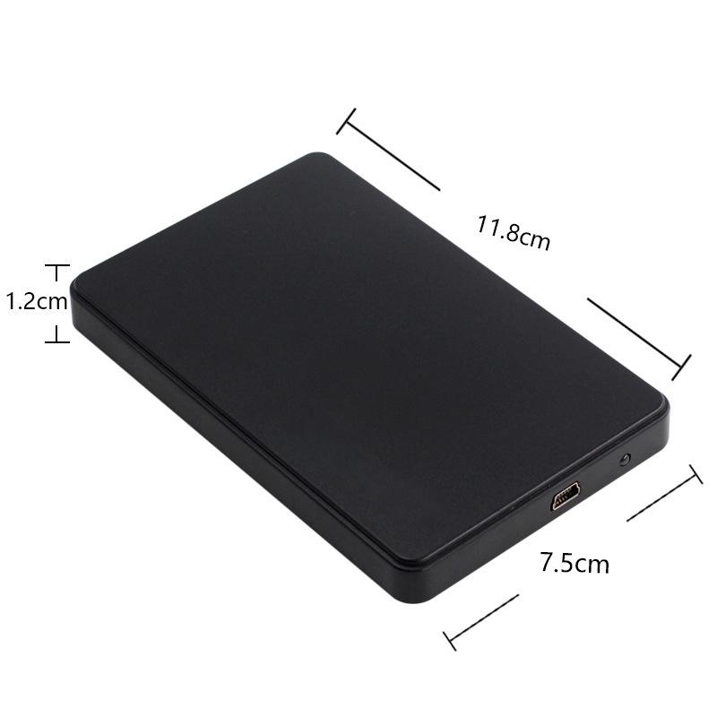 2.5 Inch Usb2.0 Sata External Hard Drive Case Tool Free 7Mm/9.5Mm Hdd/Ssd Enclosure For Laptop Accessories