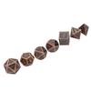 7pcs Role Playing Polyhedral Dice Set Zinc Alloy Dice for Table Board Playing Games