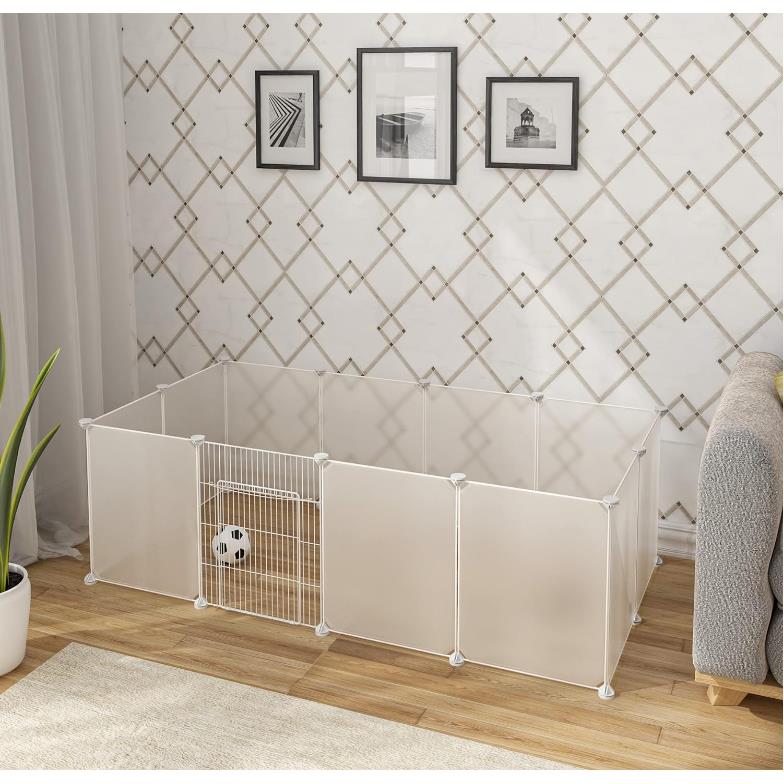 Laufstall Käfig Kaninchengehege Kleintierzaun Auslauf