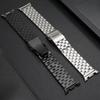 Pevný nerezový remienok pre Samsung Galaxy Watch 8 Classic 46mm 44mm 40mm Kovový náramok Correa pre Galaxy Watch Ultra 2025