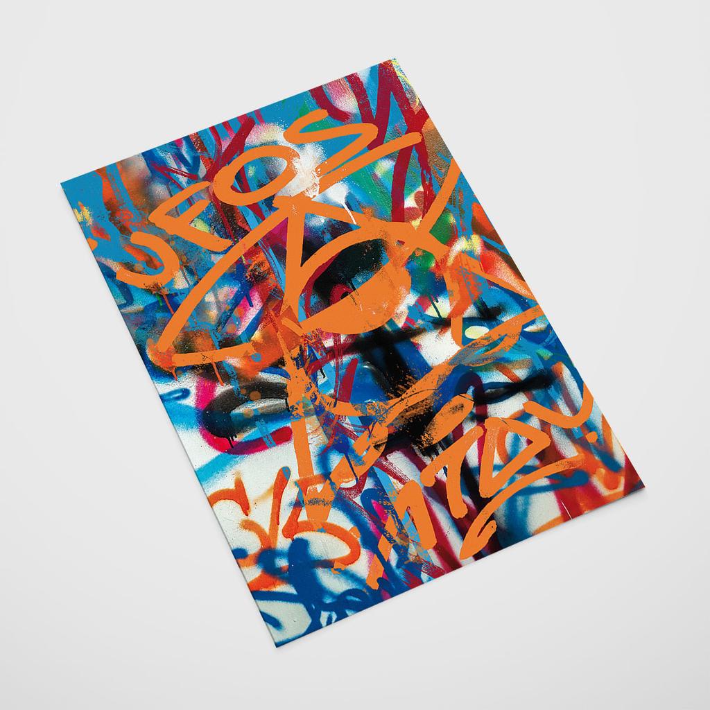 Poster Abstractions Graffiti Spray