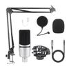 X1 M1 English Condenser Microphone & Sound Card Set for PC/Phone Podcast Recording.