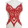 DIY Rhinestones Sew on Patches Hand Beaded Patches 3D Costumes Appliques Patches for Costums Wedding Dress