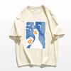 Woman T-Shirt Funny Two Confused Ducks Print Summer Fashion T Shirt Hip Hop Short Sleeve Casual Streetwear Clothing