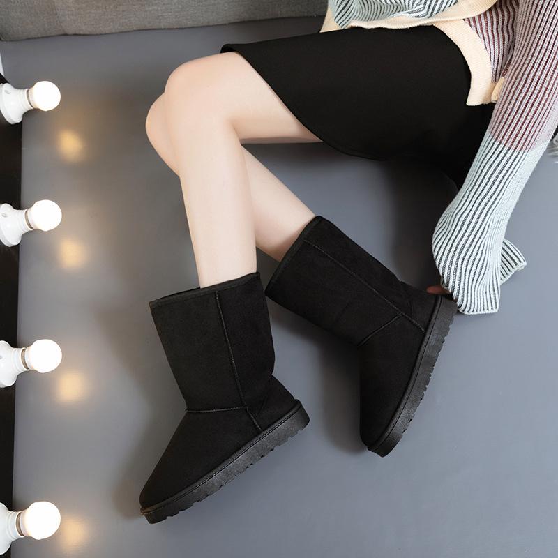 Winter High-Top Schneestiefel 2025: Damen- & Unisex-Baumwollstiefel in großen Größen