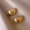 Pearl Asymmetrical Earrings: Elegant Autumn/Winter European & American Style