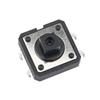 12x2x7.3mm Four-Pin Tactile Switch Button with Round Cap, Available In Six Colors