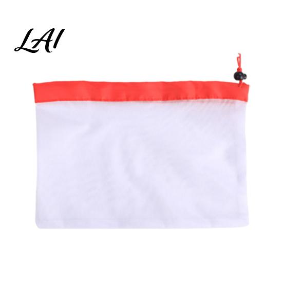 Mesh Storage Bag Drawstring Bag Multi-Purpose Transparent Organizer Building Blocks Multi-purpose Organizer And Toys for Travel Home Organization S