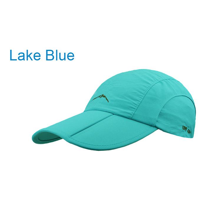 Waterproof Outdoor Sport Baseball Cap Unisex Spring Summer Quick Drying Hat Breathable Cap Foldable Cycling Hat Sun Protection