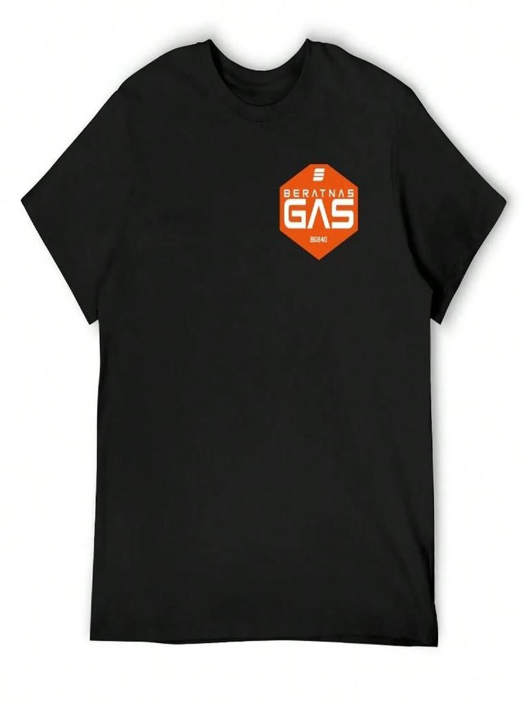 Beratnas Gas Pocket Sized Logo T-Shirt Anime Stuff Customs Football T Shirt Oversized T Shirts For unisex