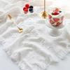 Portable White French Picnic Mat Universal Outdoor Tablecloth Sofa Cushion Camping Tent