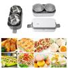 Electric Lunch Box 200W Rapid Heating Auto Shut Off Portable Food Heater with 4 Stainless Steel 