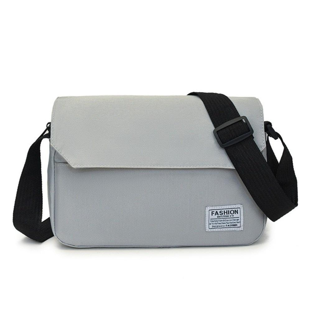 Adjustable Strap Men's Messenger Bag Large Capacity Crossbody Bag Nylon Shoulder Bag  Business
