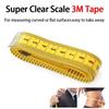 3Pcs Metric Scale Measuring Soft Tape Measure 9.8Feet Body Measuring Tape  Waist Circumference