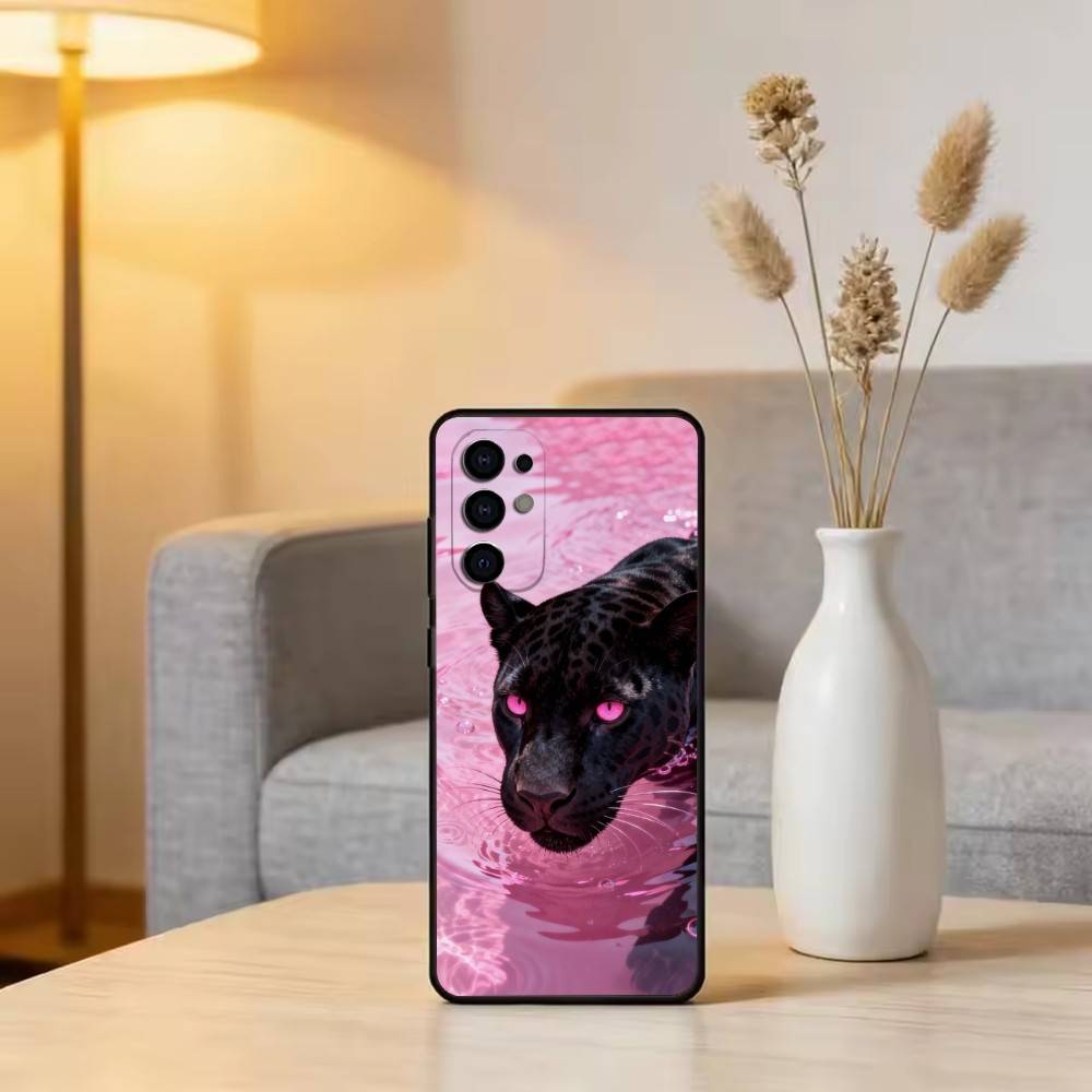 

Black panther Phone Case Black Silicone Soft For Samsung S25,S24,S21,S22,S23,S30,Ultra,S20,Plus,Fe,Lite Samsung S235G