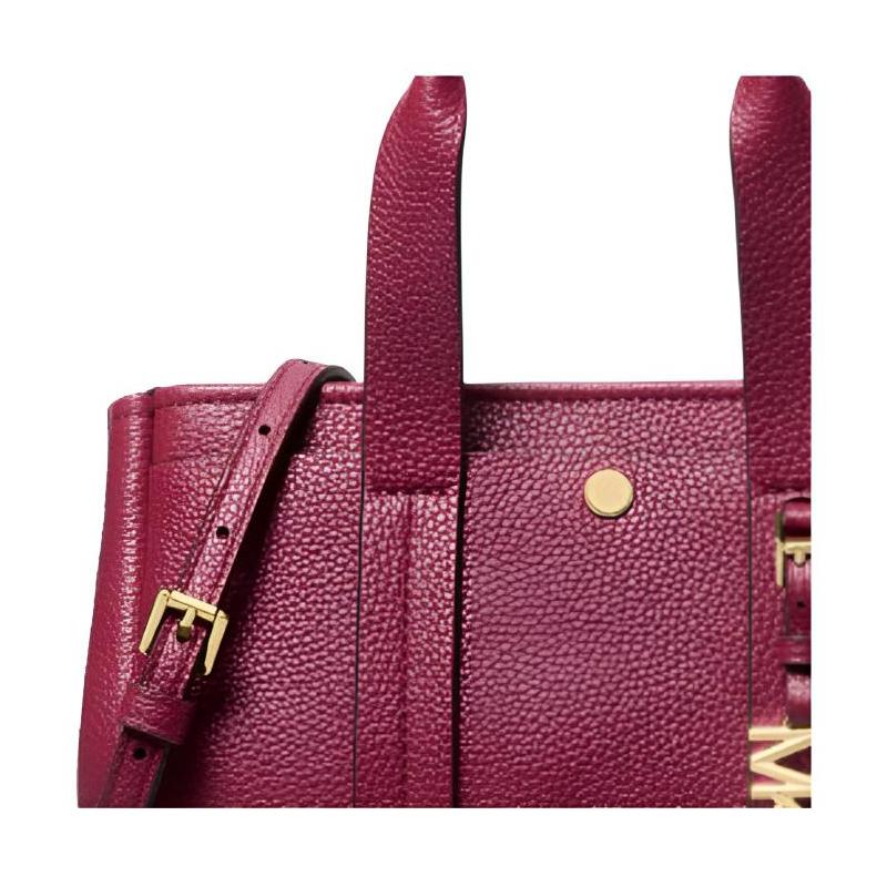 MICHAEL KORS ROMEE detachable shoulder strap cowhide shoulder crossbody handbag mini women's mulberry red